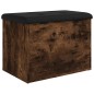 vidaXL Sitzbank mit Stauraum Räuchereiche 62x42x45 cm Holzwerkstoff vidaXL Sitzbank mit Stauraum Räuchereiche 62x42x45 cm Holzwerkstoff