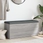 vidaXL Sitzbank mit Stauraum Grau Sonoma 102x42x45 cm Holzwerkstoff vidaXL Sitzbank mit Stauraum Grau Sonoma 102x42x45 cm Holzwerkstoff