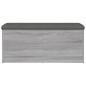 vidaXL Sitzbank mit Stauraum Grau Sonoma 102x42x45 cm Holzwerkstoff vidaXL Sitzbank mit Stauraum Grau Sonoma 102x42x45 cm Holzwerkstoff