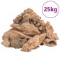 vidaXL Lavasteine 25 kg Braun 1-10 cm vidaXL Lavasteine 25 kg Braun 1-10 cm