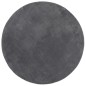 vidaXL Teppich HUARTE Kurzflor Weich und Waschbar Anthrazit Ø 80 cm vidaXL Teppich HUARTE Kurzflor Weich und Waschbar Anthrazit Ø 80 cm