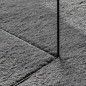 vidaXL Teppich HUARTE Kurzflor Weich und Waschbar Anthrazit 160x230 cm vidaXL Teppich HUARTE Kurzflor Weich und Waschbar Anthrazit 160x230 cm