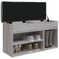 vidaXL Schuhbank Grau Sonoma 82x32x45,5 cm Holzwerkstoff vidaXL Schuhbank Grau Sonoma 82x32x45,5 cm Holzwerkstoff