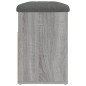 vidaXL Schuhbank Grau Sonoma 82x32x45,5 cm Holzwerkstoff vidaXL Schuhbank Grau Sonoma 82x32x45,5 cm Holzwerkstoff