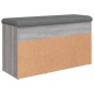 vidaXL Schuhbank Grau Sonoma 82x32x45,5 cm Holzwerkstoff vidaXL Schuhbank Grau Sonoma 82x32x45,5 cm Holzwerkstoff