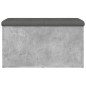 vidaXL Sitzbank mit Stauraum Betongrau 82x42x45 cm Holzwerkstoff vidaXL Sitzbank mit Stauraum Betongrau 82x42x45 cm Holzwerkstoff