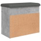 vidaXL Schuhbank Betongrau 62x32x50 cm Holzwerkstoff vidaXL Schuhbank Betongrau 62x32x50 cm Holzwerkstoff