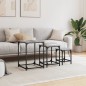 vidaXL Satztische 3 Stk. Grau Sonoma Holzwerkstoff vidaXL Satztische 3 Stk. Grau Sonoma Holzwerkstoff