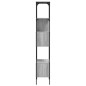 vidaXL Bücherregal 5 Böden Grau Sonoma 76x33x188,5 cm Holzwerkstoff vidaXL Bücherregal 5 Böden Grau Sonoma 76x33x188,5 cm Holzwerkstoff