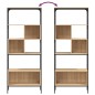 vidaXL Bücherregal 5 Böden Sonoma-Eiche 76x33x188,5 cm Holzwerkstoff vidaXL Bücherregal 5 Böden Sonoma-Eiche 76x33x188,5 cm Holzwerkstoff