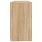vidaXL Sideboard mit LED-Leuchten Sonoma-Eiche 142,5x37x67 cm vidaXL Sideboard mit LED-Leuchten Sonoma-Eiche 142,5x37x67 cm
