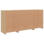 vidaXL Sideboard mit LED-Leuchten Sonoma-Eiche 142,5x37x67 cm vidaXL Sideboard mit LED-Leuchten Sonoma-Eiche 142,5x37x67 cm