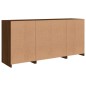 vidaXL Sideboard mit LED-Leuchten Braun Eichen-Optik 142,5x37x67 cm vidaXL Sideboard mit LED-Leuchten Braun Eichen-Optik 142,5x37x67 cm