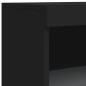 vidaXL Sideboards mit LED-Leuchten 3 Stk. Schwarz Holzwerkstoff vidaXL Sideboards mit LED-Leuchten 3 Stk. Schwarz Holzwerkstoff