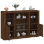 vidaXL Sideboards mit LED-Leuchten 3 Stk. Braun Eichen-Optik vidaXL Sideboards mit LED-Leuchten 3 Stk. Braun Eichen-Optik