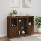 vidaXL Sideboards mit LED-Leuchten 3 Stk. Braun Eichen-Optik vidaXL Sideboards mit LED-Leuchten 3 Stk. Braun Eichen-Optik