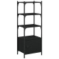 vidaXL Bücherregal 3 Fächer Schwarz 41x30x109,5 cm Holzwerkstoff vidaXL Bücherregal 3 Fächer Schwarz 41x30x109,5 cm Holzwerkstoff