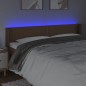 vidaXL LED Kopfteil Braun 183x16x78/88 cm Kunstleder vidaXL LED Kopfteil Braun 183x16x78/88 cm Kunstleder