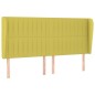 vidaXL Boxspringbett mit Matratze Grün 200x200 cm Stoff vidaXL Boxspringbett mit Matratze Grün 200x200 cm Stoff