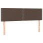 vidaXL Boxspringbett mit Matratze Braun 140x190 cm Kunstleder vidaXL Boxspringbett mit Matratze Braun 140x190 cm Kunstleder