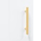 Highboard Hochglanz-Weiß 34,5x34x180 cm Holzwerkstoff Highboard Hochglanz-Weiß 34,5x34x180 cm Holzwerkstoff