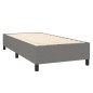 vidaXL Boxspringbett mit Matratze Dunkelgrau 90x200 cm Stoff vidaXL Boxspringbett mit Matratze Dunkelgrau 90x200 cm Stoff