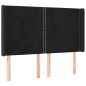 vidaXL Boxspringbett mit Matratze & LED Schwarz 140x200 cm Samt vidaXL Boxspringbett mit Matratze & LED Schwarz 140x200 cm Samt