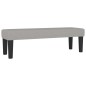 vidaXL Boxspringbett mit Matratze Hellgrau 160x200 cm Stoff vidaXL Boxspringbett mit Matratze Hellgrau 160x200 cm Stoff