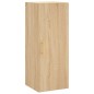 Highboard Sonoma-Eiche 34,5x34x180 cm Holzwerkstoff Highboard Sonoma-Eiche 34,5x34x180 cm Holzwerkstoff