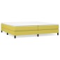 vidaXL Boxspringbett mit Matratze Grün 200x200 cm Stoff vidaXL Boxspringbett mit Matratze Grün 200x200 cm Stoff
