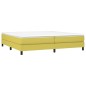 vidaXL Boxspringbett mit Matratze Grün 200x200 cm Stoff vidaXL Boxspringbett mit Matratze Grün 200x200 cm Stoff