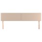 vidaXL Kopfteile 2 Stk. Cappuccino-Braun 80x5x78/88 cm Kunstleder