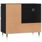 vidaXL Badschrank Schwarz 65x33x60 cm Holzwerkstoff vidaXL Badschrank Schwarz 65x33x60 cm Holzwerkstoff
