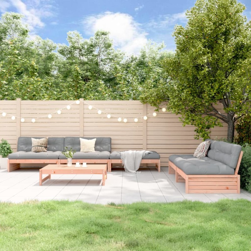vidaXL 6-tlg. Garten-Lounge-Set Massivholz Douglasie vidaXL 6-tlg. Garten-Lounge-Set Massivholz Douglasie
