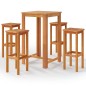 vidaXL 5-tlg. Gartenbar-Set Massivholz Akazie vidaXL 5-tlg. Gartenbar-Set Massivholz Akazie