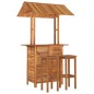 vidaXL 3-tlg. Gartenbar-Set Massivholz Akazie vidaXL 3-tlg. Gartenbar-Set Massivholz Akazie