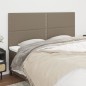 vidaXL Kopfteile 4 Stk. Taupe 80x5x78/88 cm Stoff vidaXL Kopfteile 4 Stk. Taupe 80x5x78/88 cm Stoff
