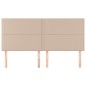 vidaXL Kopfteile 4 Stk. Cappuccino-Braun 100x5x78/88 cm Kunstleder vidaXL Kopfteile 4 Stk. Cappuccino-Braun 100x5x78/88 cm Kunstleder
