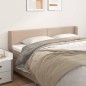 vidaXL Kopfteil mit Ohren Cappuccino-Braun 183x16x78/88 cm Kunstleder vidaXL Kopfteil mit Ohren Cappuccino-Braun 183x16x78/88 cm Kunstleder
