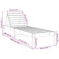 vidaXL Sonnenliegen 2 Stk. 199,5x60x74 cm Massivholz Douglasie vidaXL Sonnenliegen 2 Stk. 199,5x60x74 cm Massivholz Douglasie