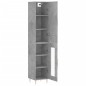 Highboard Betongrau 34,5x34x180 cm Holzwerkstoff Highboard Betongrau 34,5x34x180 cm Holzwerkstoff