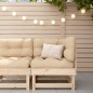 vidaXL Garten-Ecksofa Massivholz Kiefer vidaXL Garten-Ecksofa Massivholz Kiefer