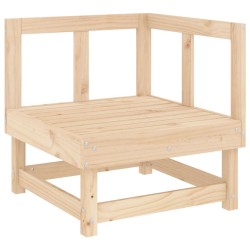 vidaXL Garten-Ecksofa Massivholz Kiefer