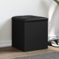 vidaXL Sitzbank mit Stauraum Schwarz 42x42x45 cm Holzwerkstoff vidaXL Sitzbank mit Stauraum Schwarz 42x42x45 cm Holzwerkstoff