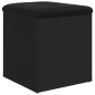 vidaXL Sitzbank mit Stauraum Schwarz 42x42x45 cm Holzwerkstoff vidaXL Sitzbank mit Stauraum Schwarz 42x42x45 cm Holzwerkstoff