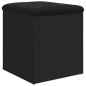 vidaXL Sitzbank mit Stauraum Schwarz 42x42x45 cm Holzwerkstoff vidaXL Sitzbank mit Stauraum Schwarz 42x42x45 cm Holzwerkstoff