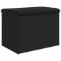 vidaXL Sitzbank mit Stauraum Schwarz 62x42x45 cm Holzwerkstoff vidaXL Sitzbank mit Stauraum Schwarz 62x42x45 cm Holzwerkstoff