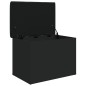 vidaXL Sitzbank mit Stauraum Schwarz 62x42x45 cm Holzwerkstoff vidaXL Sitzbank mit Stauraum Schwarz 62x42x45 cm Holzwerkstoff