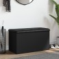 vidaXL Sitzbank mit Stauraum Schwarz 82x42x45 cm Holzwerkstoff vidaXL Sitzbank mit Stauraum Schwarz 82x42x45 cm Holzwerkstoff