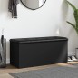 vidaXL Sitzbank mit Stauraum Schwarz 102x42x45 cm Holzwerkstoff vidaXL Sitzbank mit Stauraum Schwarz 102x42x45 cm Holzwerkstoff